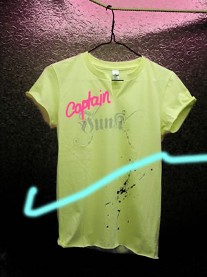 Captain Funk Ladies T-shirt Yellow