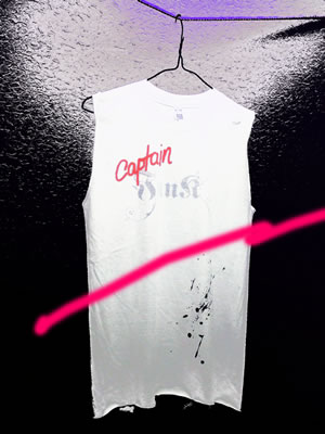 Captain Funk No Sleeve T-shirt White