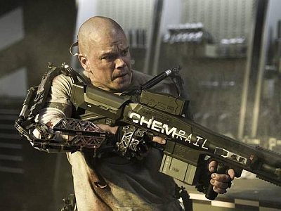 Matt Damon on Elysium footage