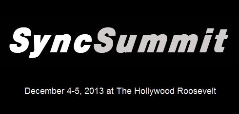 Tatsuya will join Sync Summit Hollywood as a panelist on Dec 4th, 2013.