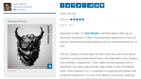 Examiner.com Dark Model album review